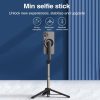 Magnetic Selfie Stick Tripod Handheld Stabilizer Rod With Remote Controller (Black) - Image 2