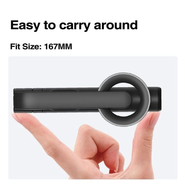 Magnetic Selfie Stick Tripod Handheld Stabilizer Rod With Remote Controller (Black) - Image 8