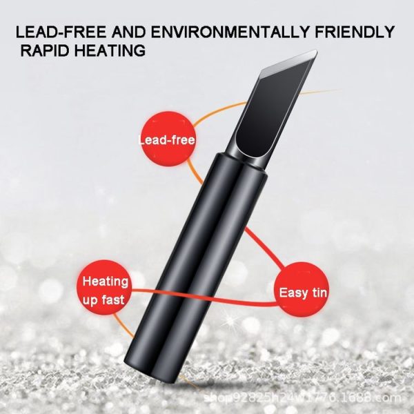 5-in-1 Universal 936 Soldering Station Solder Iron Welding Tip Head Set Black - Image 5