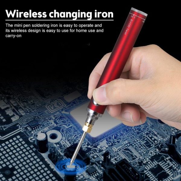 5V 8W Wireless Charging Iron 510 Interface Welding Repair Tools (Black) - Image 4
