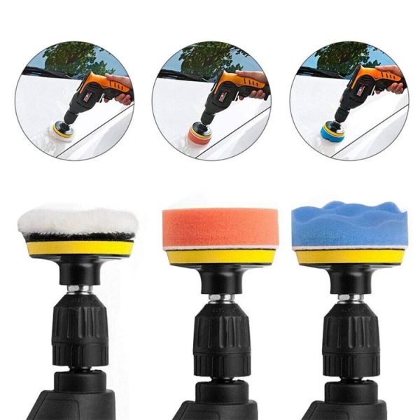 22 In 1 3 Inch Polishing Waxing Pad Sponge Buffing Kit - Image 2