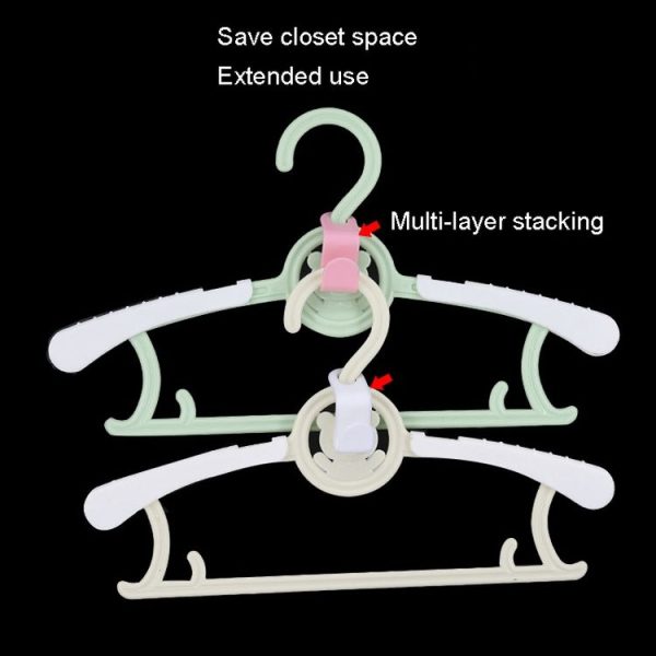 50pcs Hanger Connecting Hooks Household Superimposed Hooks (Sky Blue) - Image 5
