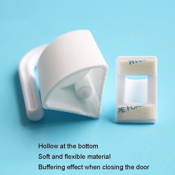 Door Seam Protection Anti-Pinching Safety Door Card Children Door Seam Stopper (Plastic Bag) - Image 3