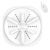 Portable Mini Turbo Switch Three-Speed Timing Washing Machine, Size: Remote Control Switch (White)