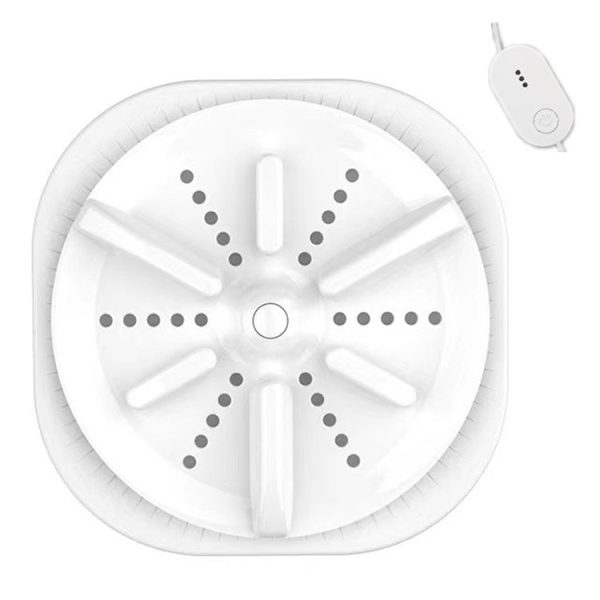 Portable Mini Turbo Switch Three-Speed Timing Washing Machine, Size: Remote Control Switch (White)