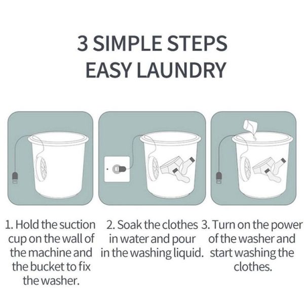 Portable Mini Turbo Switch Three-Speed Timing Washing Machine, Size: Remote Control Switch (White) - Image 11