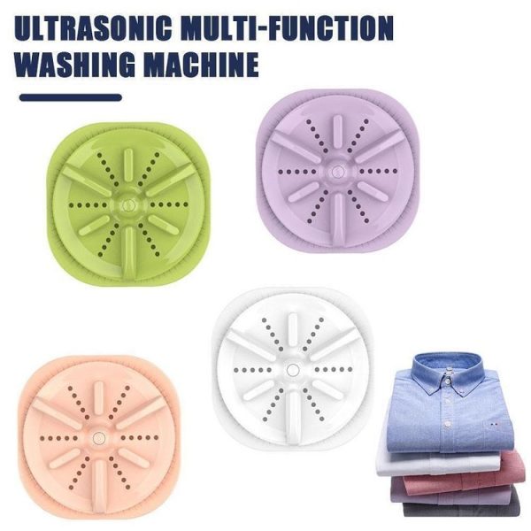 Portable Mini Turbo Switch Three-Speed Timing Washing Machine, Size: Remote Control Switch (White) - Image 2
