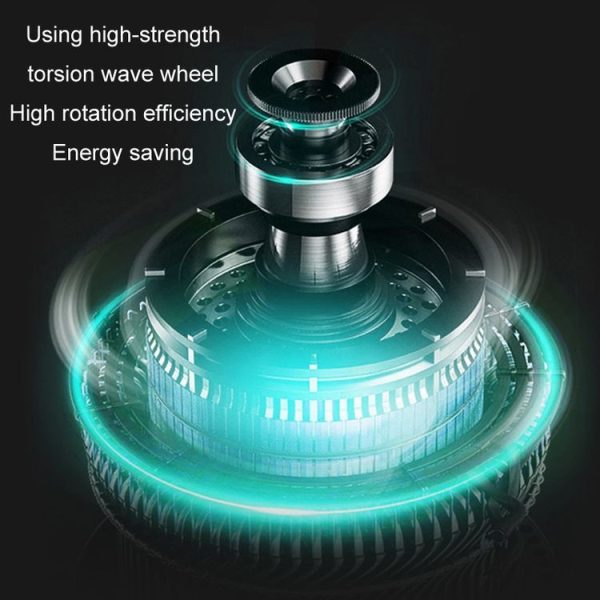 Portable Mini Turbo Switch Three-Speed Timing Washing Machine, Size: Remote Control Switch (White) - Image 7
