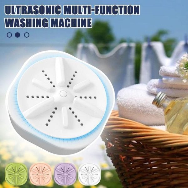 Portable Mini Turbo Switch Three-Speed Timing Washing Machine, Size: Remote Control Switch (White) - Image 9