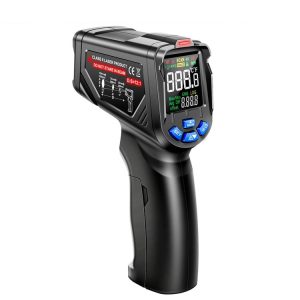 ANENG TH06 Oil Temperature High Precision Thermometer Laser Baking Infrared Water Thermometer (Black)