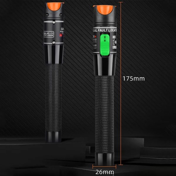 1-60 km Optical Fiber Red Light Pen 5 / 10 / 15 / 20 / 30 / 50 / 60MW Red Light Source Light Pen, Specification: 5mW Blue - Image 3