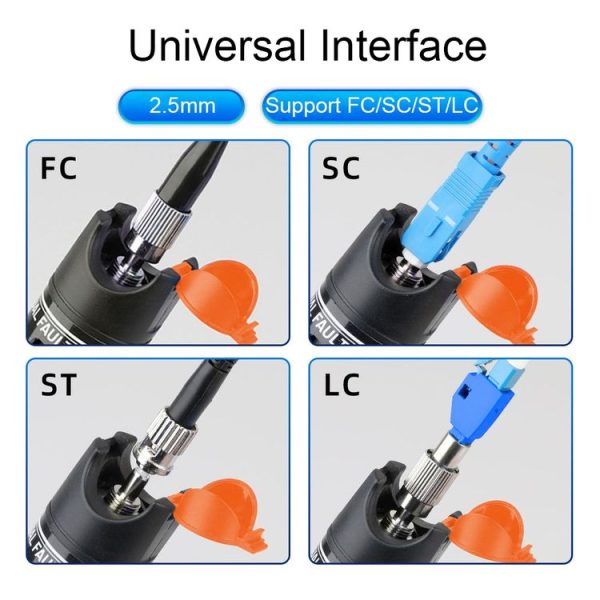 1-60 km Optical Fiber Red Light Pen 5 / 10 / 15 / 20 / 30 / 50 / 60MW Red Light Source Light Pen, Specification: 5mW Blue - Image 5