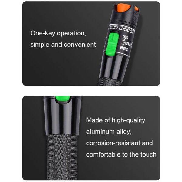 1-60 km Optical Fiber Red Light Pen 5 / 10 / 15 / 20 / 30 / 50 / 60MW Red Light Source Light Pen, Specification: 5mW Blue - Image 6