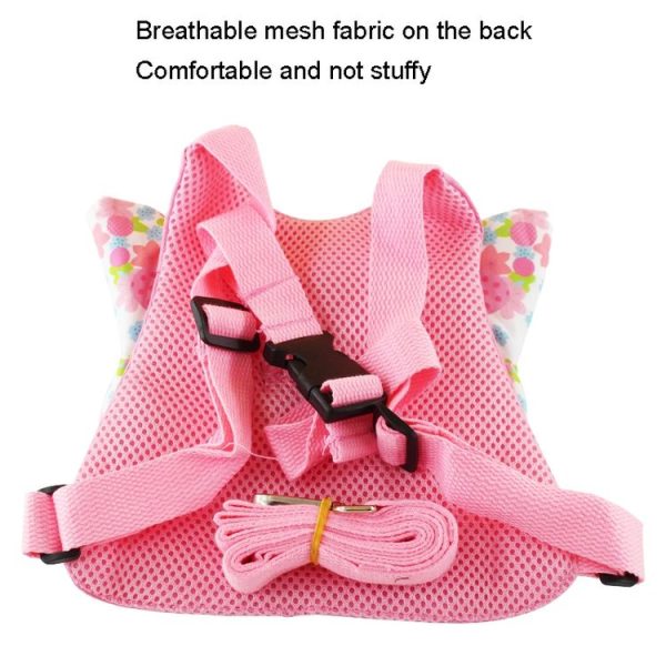 Children Anti-wandering Traction Rope Baby Toddler Backpack, Color: Red - Image 4