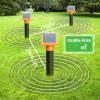 SJZ057 Outdoor IP66 Waterproof Solar Ultrasonic Rat Repeller Orchard Ultrasonic Animal Repeller (Orange) - Image 11