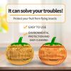SJZ060 2pcs / set Pumpkin Shaped Fruit Fly Traps Fruit Fly Trap Bee Trap (Orange) - Image 2