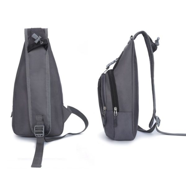 WEIKANI Single Shoulder Diagonal Mini Chest Bag Outdoor Sports Bag (Purple) - Image 3