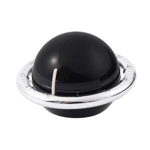 Kitchen Mechanical Timer Reminder Visual Time Manager Magnetic Suction Alarm Clock (Black)