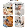 Kitchen Mechanical Timer Reminder Visual Time Manager Magnetic Suction Alarm Clock (Black) - Image 9