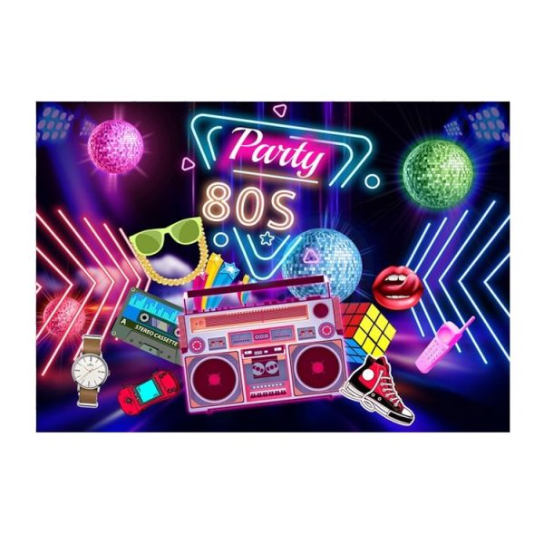 150x100cm Vintage Graffiti Party Decoration Photography Background Cloth - Image 2