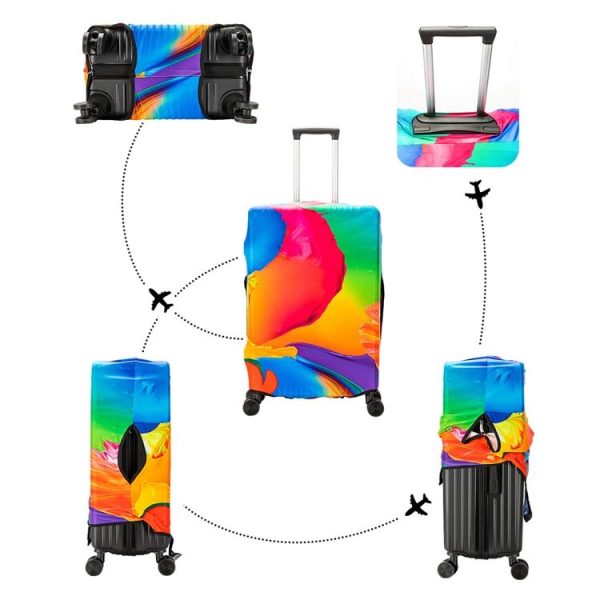 Luggage Protective Cover Travel Trolley Case Dustproof Sleeve, Size: For 18-20 Inch S (T-001) - Image 2