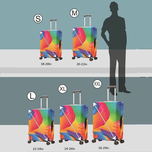 Luggage Protective Cover Travel Trolley Case Dustproof Sleeve, Size: For 18-20 Inch S (T-001) - Image 5