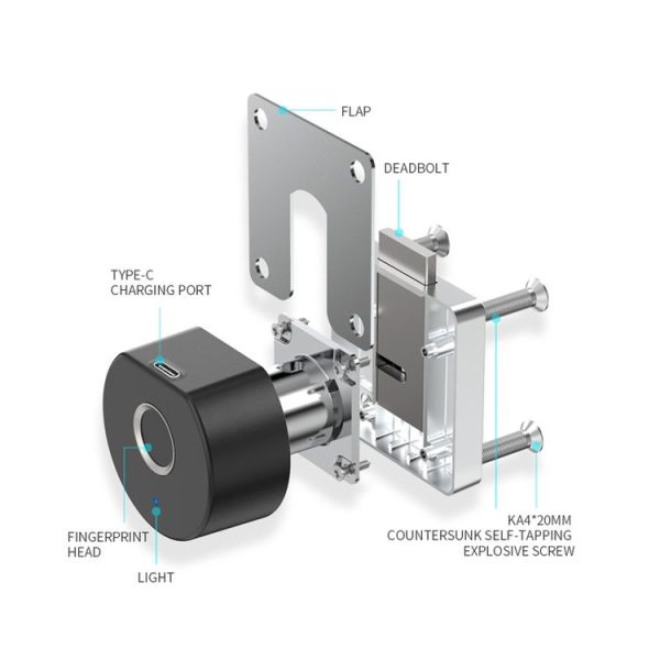 Anytek L25 Intelligent Fingerprint Drawer Lock - Image 2