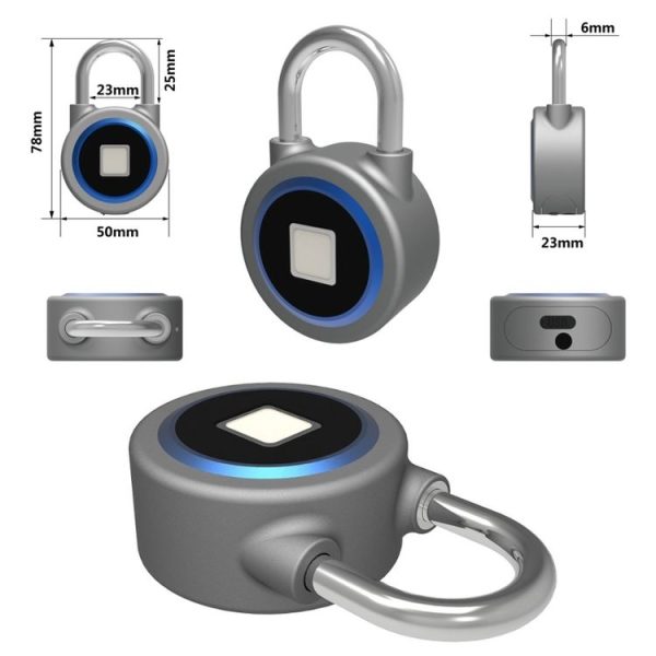 Anytek P2 APP Fingerprint Lock Smart Bluetooth Cabinet Lock - Image 6