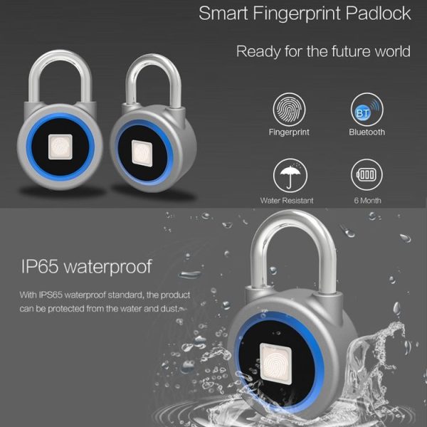 Anytek P2 APP Fingerprint Lock Smart Bluetooth Cabinet Lock - Image 8
