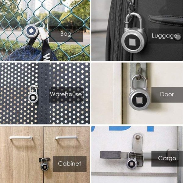 Anytek P2 APP Fingerprint Lock Smart Bluetooth Cabinet Lock - Image 9