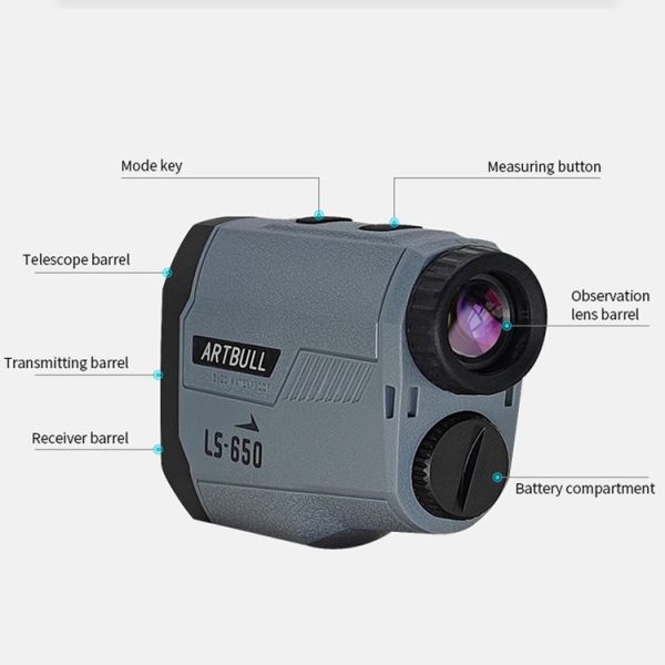 ARTBULL LS-650 Outdoor Golf Laser Rangefinder 650m Altimeter Telescope - Image 6