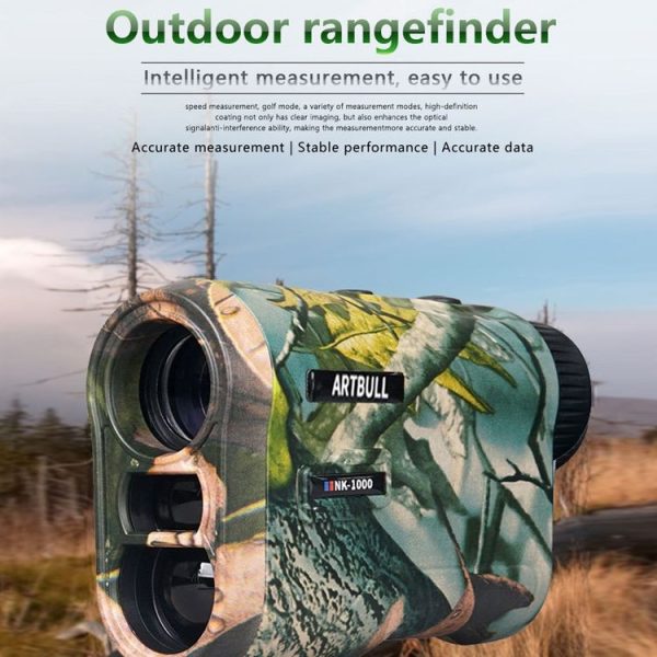 ARTBULL NK-1000 Camouflage Golf Rangefinder Rechargeable Telescope, Random Color Delivery - Image 7