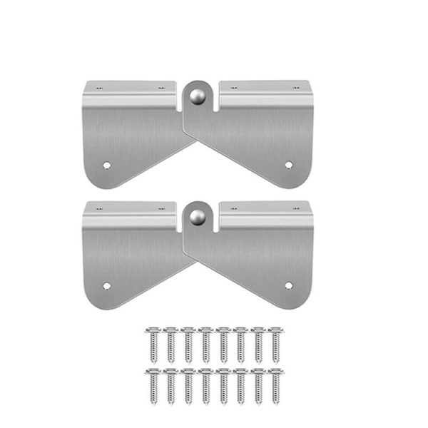 2pcs Gutter Extension Hinge Downspout Extension Flip-Up Hinge For Rectangle Or Square Downspout
