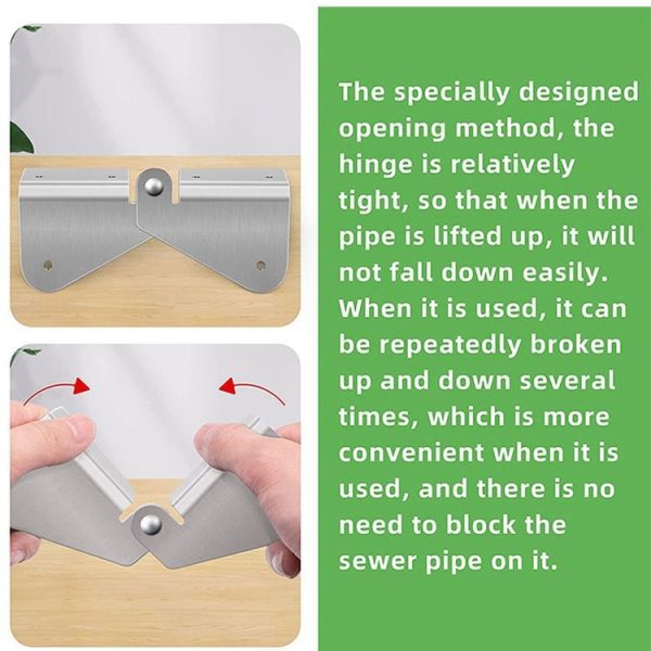 2pcs Gutter Extension Hinge Downspout Extension Flip-Up Hinge For Rectangle Or Square Downspout - Image 6