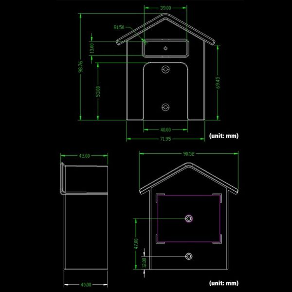 Wireless Doorbell Waterproof Cover Outdoor Doorbell Transparent Rain Protection Case (E30) - Image 5
