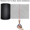 Plastic Gutter Guard Prevent Leaves or Debris From Clogging Downspouts and Drains, Width x Length: 16cm x 6m With 15pcs Nails - Image 4