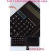 Solar Function Calculator Handwriting Pad 10 Digits Display Portable Handwriting Board (Black) - Image 5
