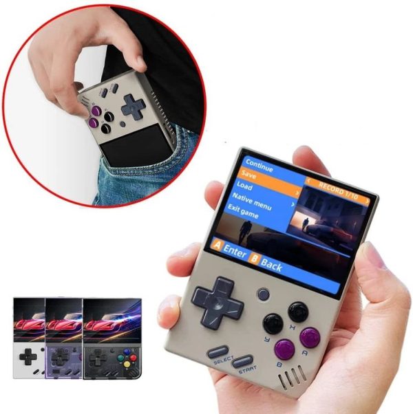 Miyoo Mini Plus 3.5 Inch IPS Screen Retro Handheld Game Console NO Card 0 Games (Transparent Black) - Image 4