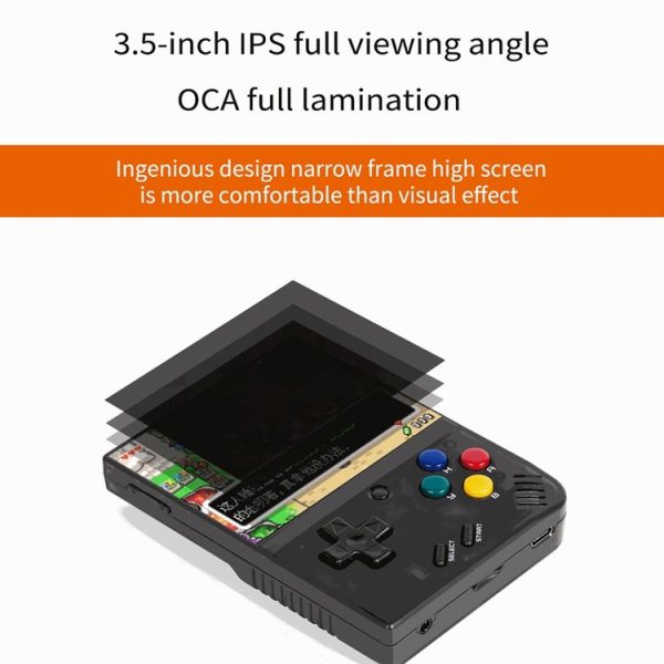Miyoo Mini Plus 3.5 Inch IPS Screen Retro Handheld Game Console NO Card 0 Games (Transparent Black) - Image 8