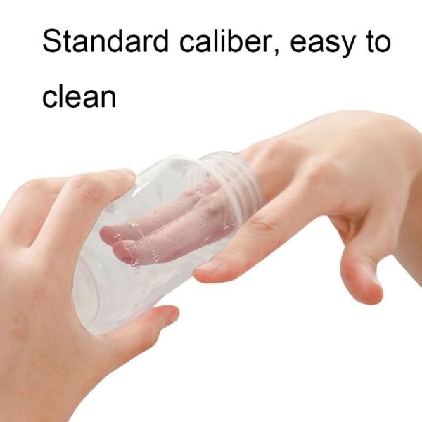 Adjustable Force Breast Pump 2 in 1 Manual Breast Pump Maternity Products (White) - Image 7