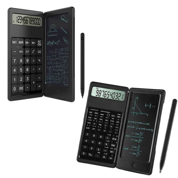 Basic Model 6 inch Learning Business Office Portable Foldable LCD Writing Board Calculator - Image 2