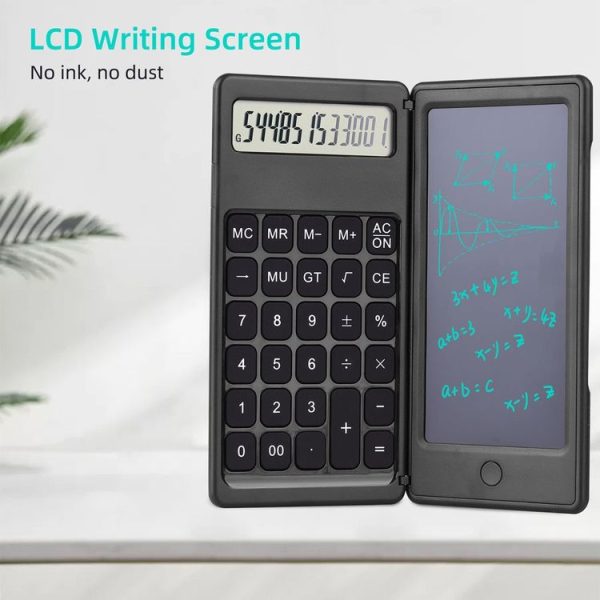 Basic Model 6 inch Learning Business Office Portable Foldable LCD Writing Board Calculator - Image 7