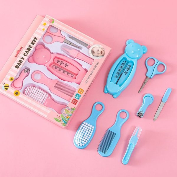 7 in 1 Baby Care Set Baby Daily Cleaning Tools Kit (Blue) - Image 9