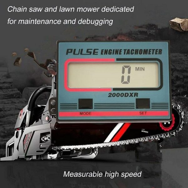 Chainsaw Tachometer Lawn Mower Speedometer Gasoline Engine Tester - Image 6