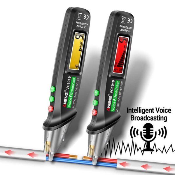 ANENG VC1019 Non-Contact Induction Electric Pen High-Precision Line Detection Breakpoint Voice Test Pen (Black) - Image 6