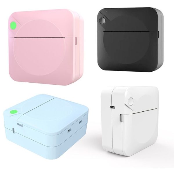 C17 Bluetooth Pocket Mini Label Printer Inkless Thermal Printer Wireless Photo Printer (White) - Image 3