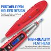 ANENG VD700 2pcs Sound and Light Alarm Non-contact Digital Display Sensor Multi-function Test Pen (Yellow Green) - Image 5