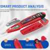 ANENG VD700 2pcs Sound and Light Alarm Non-contact Digital Display Sensor Multi-function Test Pen (Yellow Green) - Image 6