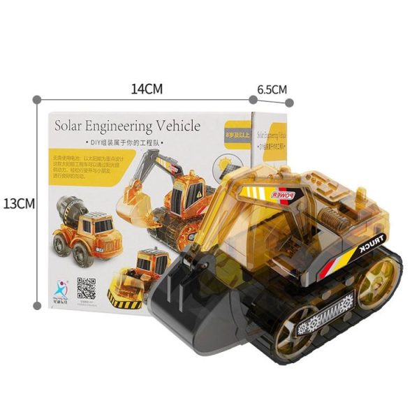 DIY Solar Toys Assembled Engineering Vehicle Model Educational Toy (Random Type Delivery) - Image 3