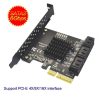 PCIE 4X To 6 Port SATA 3.0 Adapter Expansion Card ASMedia ASM1166 Converter - Image 2